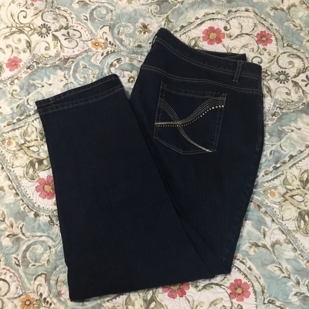 Style & Co curvy jeans.  Slim fit.  Size 22W.